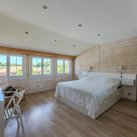 Biscarrosse: Maison 5 Avec Piscine Privee - Fr-1-521-258 比斯卡罗斯