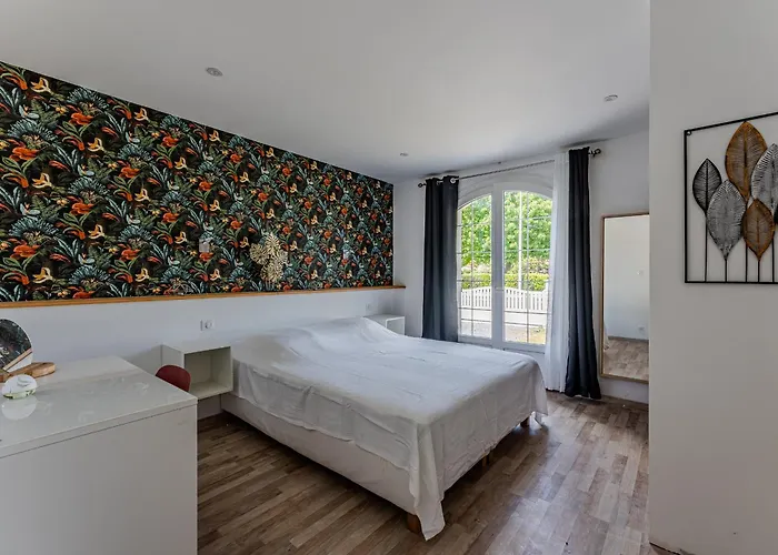 Biscarrosse: Maison 5 Avec Piscine Privee - Fr-1-521-258 Prázdninový dům *