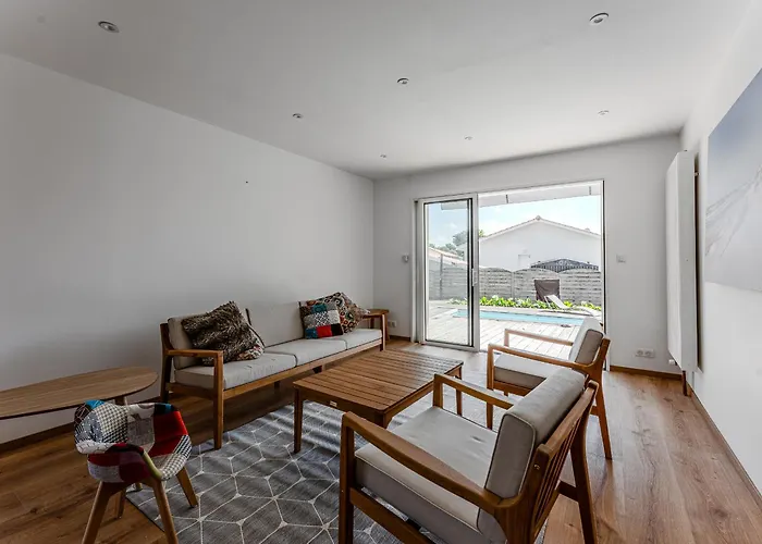 Biscarrosse: Maison 5 Avec Piscine Privee - Fr-1-521-258 *