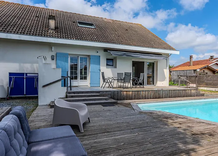Semesterbostad Biscarrosse: Maison 5 Avec Piscine Privee - Fr-1-521-258 Biscarrosse