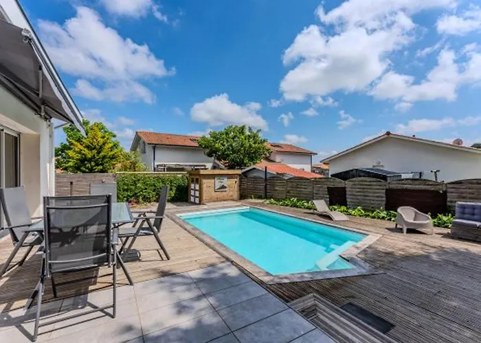 Biscarrosse: Maison 5 Avec Piscine Privee - Fr-1-521-258